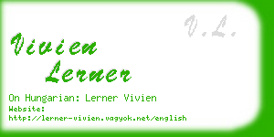 vivien lerner business card